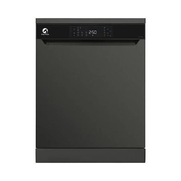 White Whale Dishwasher 15 Place Setting 8 Programs Digital Black - DW-1595VB