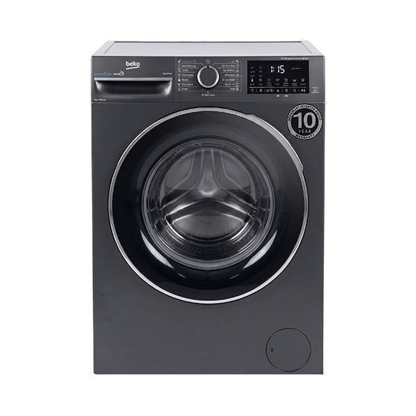 Beko Front Load Washing Machine 10KG 1400 RPM ProSmart Inverter Grey WFST107XA