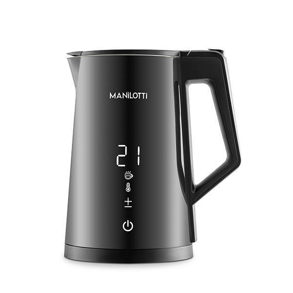 Manilotti Digital Electric Kettle 1.7 Liter 2200 Watt Black MT-GLK-3815-BK