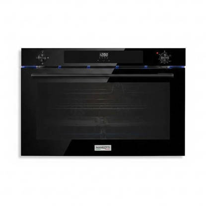 Manilotti Built-In Gas Oven 90 cm 148 Liter Digital Black Glass K142BL/G3