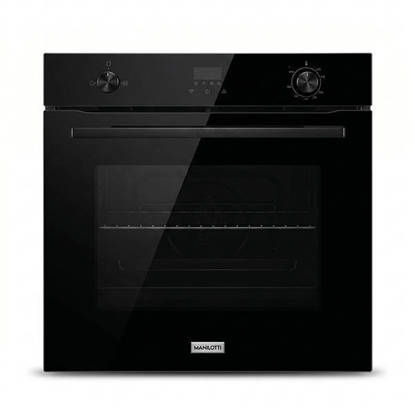 Manilotti Built-In Gas Oven 60 cm 73 Liter Digital Black Glass K21BL/G1