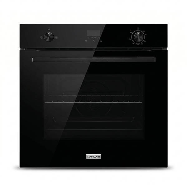Manilotti Built-In Gas Oven 60 cm 73 Liter Digital Black Glass K21BL/G1