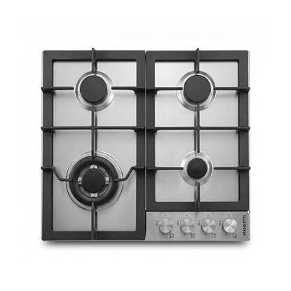 Manilotti Built-In Gas Hob 4 Burners 60 cm Stainless MT-PFA640T-RK21-SS