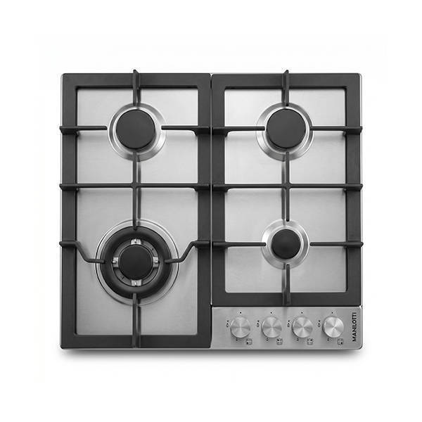 Manilotti Built-In Gas Hob 4 Burners 60 cm Stainless MT-PFA640T-RK21-SS