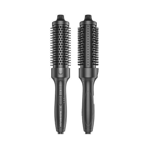 C1 HotCurl Ceramic Ionic Infrared Hot Curling Brush Black
