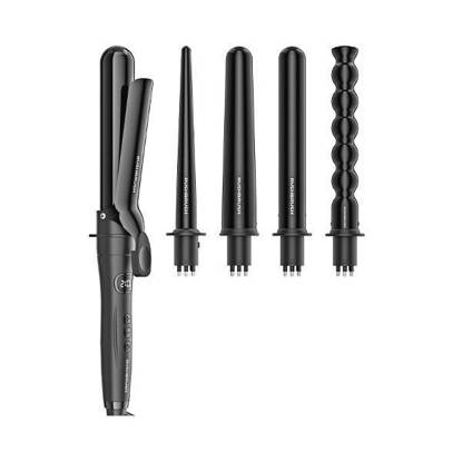 RushBrush 5 IN 1 Curling Set - 5 Interchangeable Heads - Ionic Technology - Up to 210°C - Black
