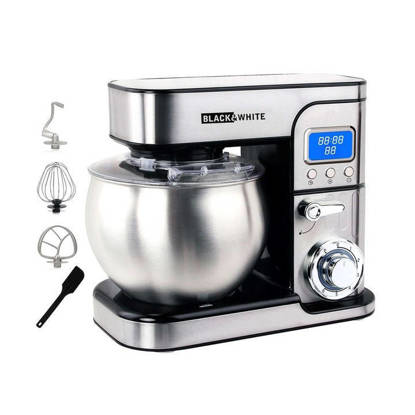 Black and White Digital Stand Mixer 10L 2000W Stainless Steel - SV1020D