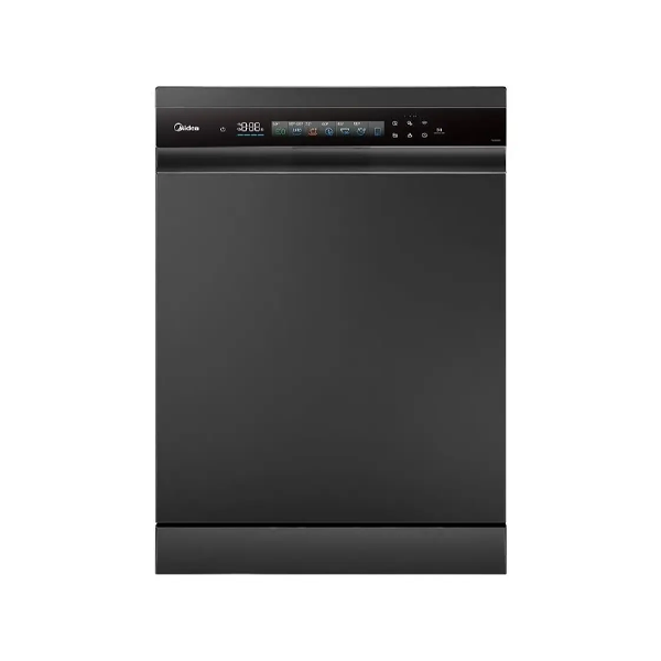 Midea Dishwasher 15 place sets Touch Screen Inverter Quattro 15 Liter Black MDWEF1533GUR(BS)-WU-EG
