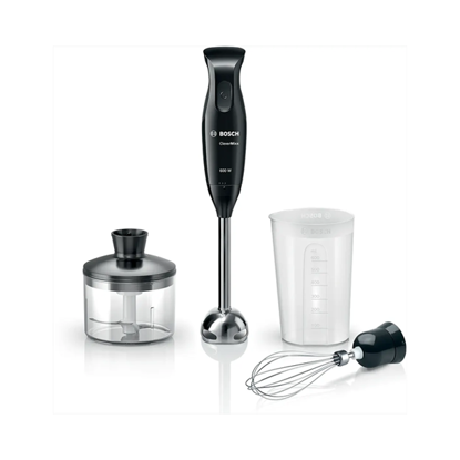 Bosch 600W 3 in 1 Hand Blender with Chopper Black MSM2650B