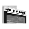 Beko Gas Cooker 5 Burners 90 cm Digital Full Safety Stainless Silver BGGR11215GX2