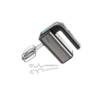 Tesla Hand Mixer 300W 5 Speeds Black Silver TSL-HM100