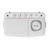 Toshiba 12kg Twin Tub Washing Machine with Wheels White VH-Q130MEG