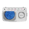 Toshiba 12kg Twin Tub Washing Machine with Wheels White VH-Q130MEG