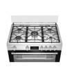 Beko Gas Stove 90x60 cm 5 Burners Full Safety Digital Screen Flower Holders Silver BGGR 11228 GXA