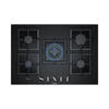 Bosch Built-in Gas Hob 5 Burners 75 cm Black PPQ7A6B20