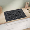 Bosch Built-in Gas Hob 5 Burners 75 cm Black PPQ7A6B20