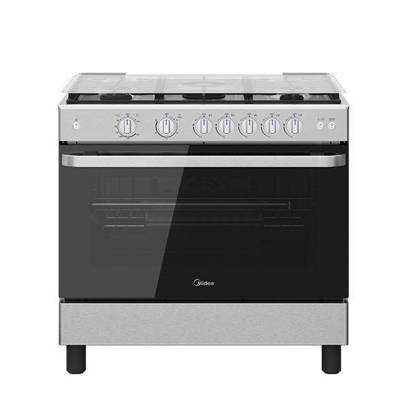 Midea Gas Cooker 90cm with Black Glass Design MFO-MG36LE(BK)