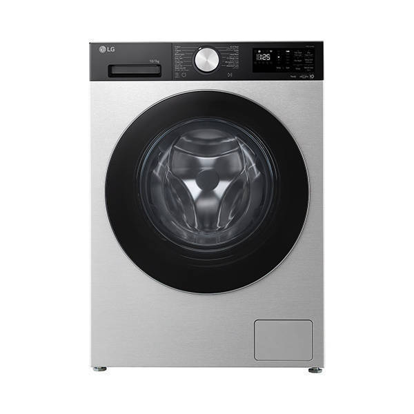 LG Digital Front Load Washing Machine 10 kg with Dryer 7 kg Silver F4X5RRG23BN