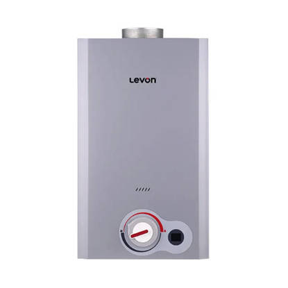 Levon Gas Water Heater 10L Cylinder Without Flue Digital Silver 10LDH4