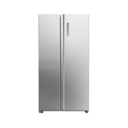 Haier Side by Side No Frost Refrigerator 638 Liters 2 Doors Inverter Technology Digital Display Silver HRF-768SDSM