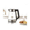 Mediatech Glass Electric Kettle 1.7 Liter 1850-2200 Watt Black MT-KP800