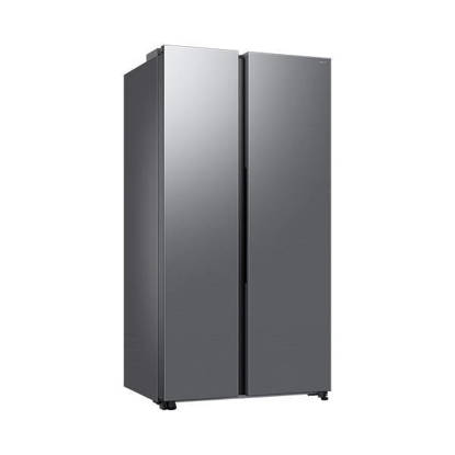 Samsung Side by Side Refrigerator 659L NoFrost 2 Door Inverter WiFi - Silver Inox RS70F65QAT