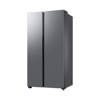 Samsung Side by Side Refrigerator 659L NoFrost 2 Door Inverter WiFi - Silver Inox RS70F65QAT