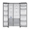 Samsung Side by Side Refrigerator 659L NoFrost 2 Door Inverter WiFi - Silver Inox RS70F65QAT