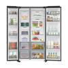 Samsung Side by Side Refrigerator 659L NoFrost 2 Door Inverter WiFi - Silver Inox RS70F65QAT