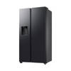 Samsung Polish Side by Side Refrigerator, 640 Liters, 2 Doors, Inverter Technology, Dispenser, Ice Maker, Black, RS70F64KAF