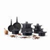 Picture of Black Vivaldi Granite Ruby Cooking Utensils Set - 12 Pieces
