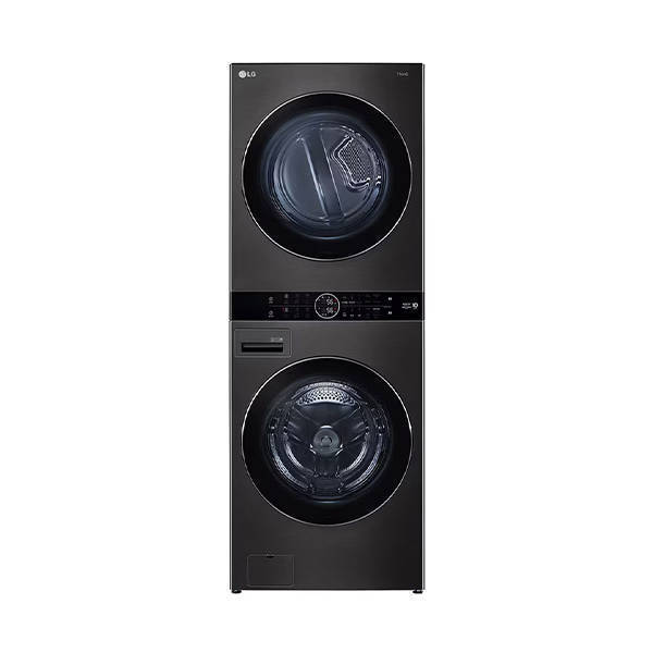 LG WashTower With Center Control TurboWash360 25KG/20KG Dryer Black Steel FWT25WBS-FWT20DBS