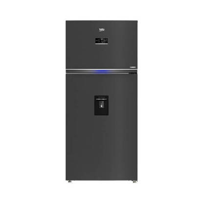 Beko Refrigerator 630 Liter Nofrost Inverter Digital Dark Stainless RDNE651E60ZXR
