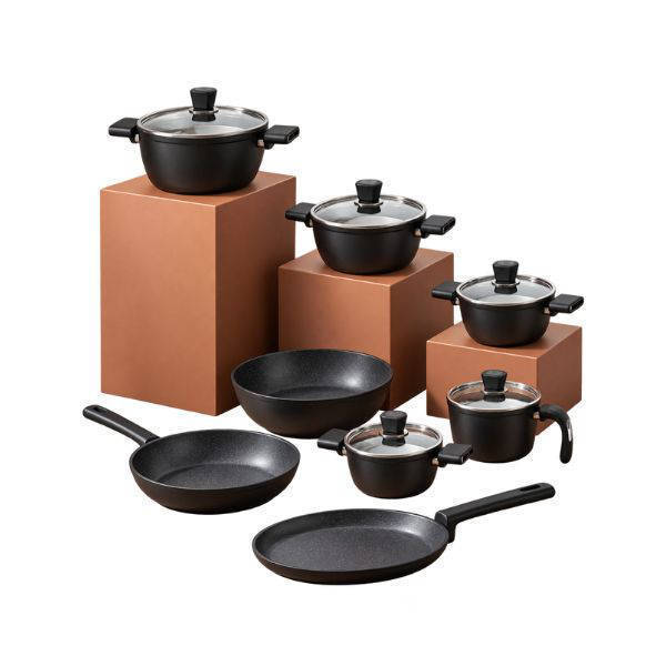 Vivaldi Titanium Set -Turkish- 13 Pieces - Black