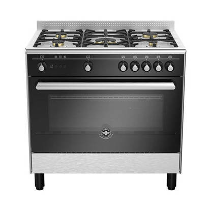 LA GERMANIA Cooker 90 x 60 - 5 Gas Burners Stainless x Black 9Z10GUB1X4AWW