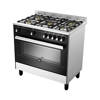 LA GERMANIA Cooker 90 x 60 - 5 Gas Burners Stainless x Black 9Z10GUB1X4AWW