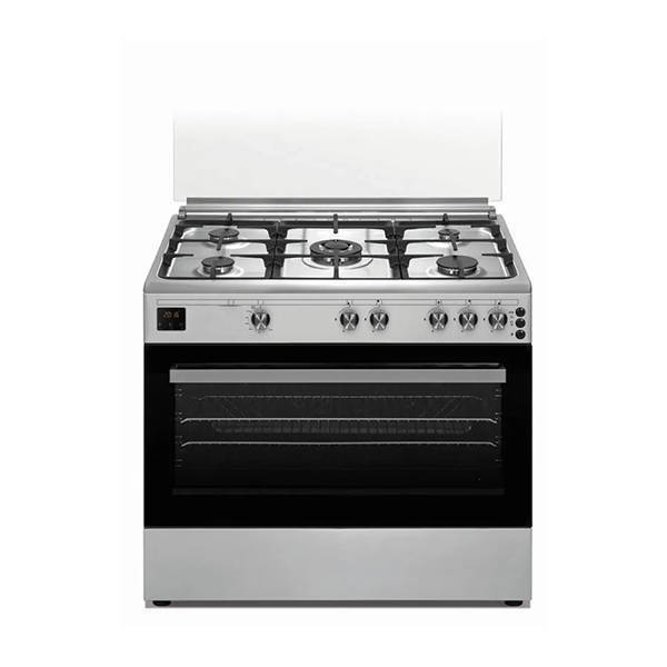 Simfer Gas Cooker 90 cm 5 Sabaf Burners and Hydraulic Hinges FS9060SGI-02