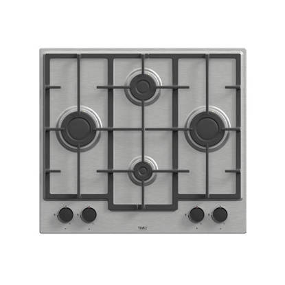 TEVA Built-In Gas Hob 60 cm 4 Burners stainless LN381