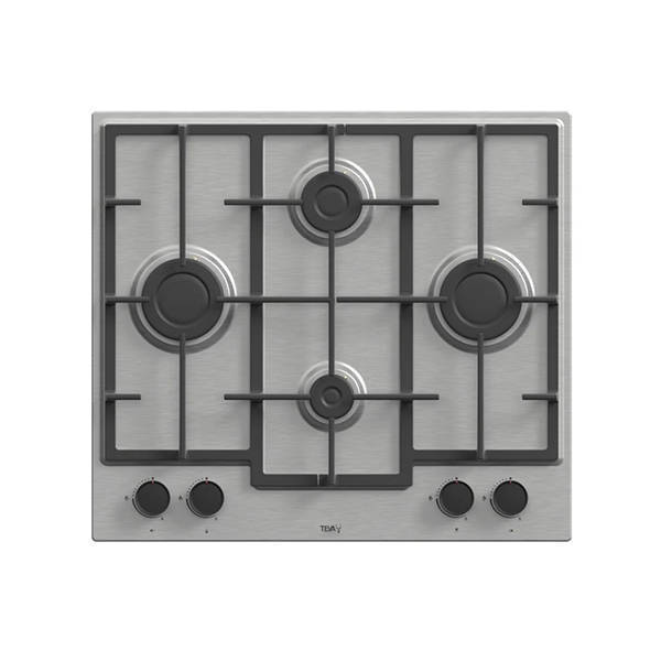 TEVA Built-In Gas Hob 60 cm 4 Burners stainless LN381