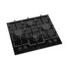 TEVA Built-In Gas Hob 60 cm 4 Burners Black Glass LN385
