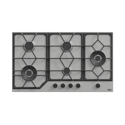 Teva Built-in Gas Hob 90cm 5 Burners Stainless Steel RT181