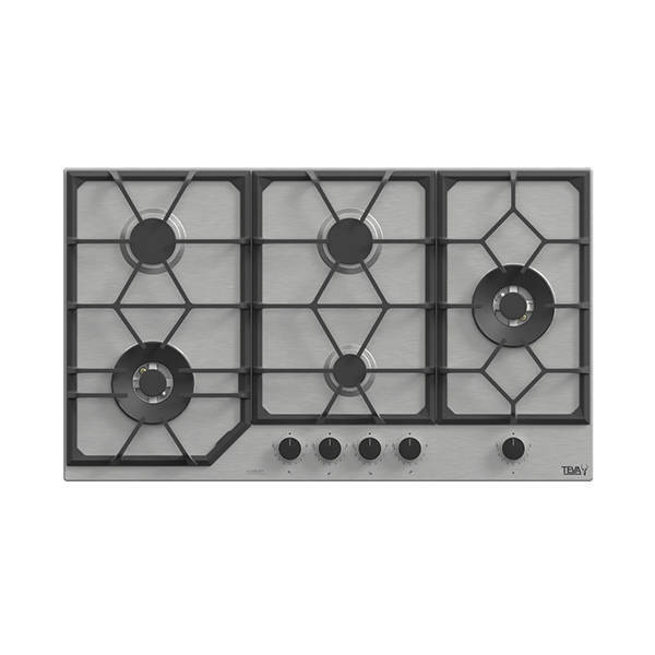 Teva Built-in Gas Hob 90cm 5 Burners Stainless Steel RT181