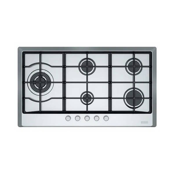 Franke Built-In Gas Hob 90 cm 5 Burners Cast Iron Grates Stainless Steel FHM 905 4G LTC XS C