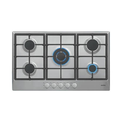 Simfer Gas Hob Stainless Steel 90cm 5 Sabaf Burners Model 9501WGRIM
