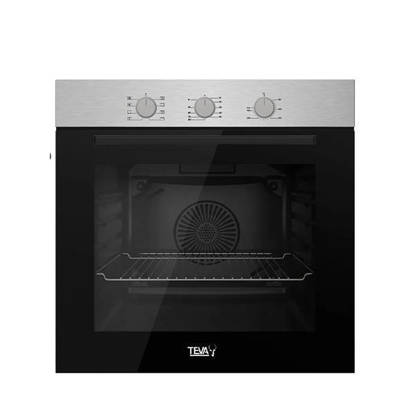 TEVA Built-In Gas Oven 60 cm 72 liter with Grill and Cooling Fan Stainless NBGF XMT