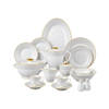 Kazan - Dinner set 60 pieces - Porcelain - light Silver*Gold