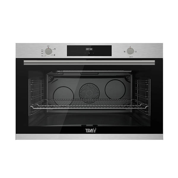 TEVA Gas Oven 90 cm 120 Liter Air Fryer Digital Stainless Steel QGSTL-9 71LM3 MI