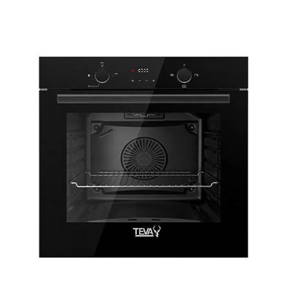 Teva Built-In Gas Oven With Grill  60 cm  82 Liter  Black  QGSTL 75MT CS