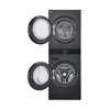 LG WashTower With Center Control TurboWash360 13KG/10 KG Dryer Black Steel FWT1310PB1