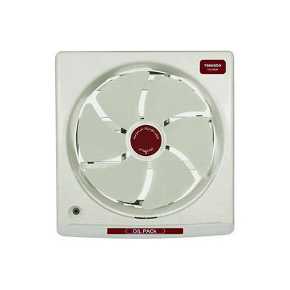 Tornado Wall Ventilating Fan 20 cm Metal Body with Oil Drawer Beige TVH-20CM
